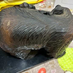 木彫り熊置物の画像