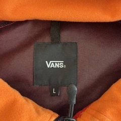 ＶＡＮＳ　フード付　ナイロンジャケット　半袖シャツ　サイズＬの画像