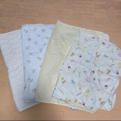 西川リビング☆ミニベッド用寝具(60×90cm)４点セット
