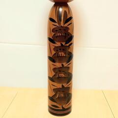 【美品】伝統こけし　二代目竹周　作の画像