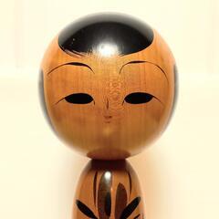 【美品】伝統こけし　二代目竹周　作の画像