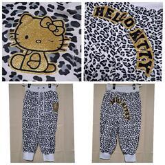 HELLOKITTY ハローキティ ヒョウ柄パンツ L スボン ジャージの画像