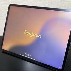 iPad Pro 12.9インチ 第3世代 256GB セルラー  本体のみ 純正キーボードフォリオ・ケース付の画像