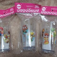 スーパーマリオ　プラコップ3種類セット