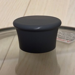 新品未使用　フランフラン 16cm用　取っ手がグレー　強化ガラス　鍋蓋の画像