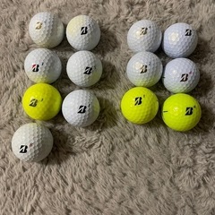 高級ブリヂストンロストボール13球　A〜B級