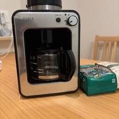 シロカ 全自動コーヒーメーカー ガラスサーバー SC-A111の画像