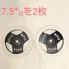 WILD FIT ワイルドフィット 7.5kg 2枚 ダンベルプレート