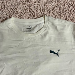 PUMA プーマ　ホワイト 長袖 Tシャツ　Lサイズの画像