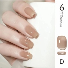 ジェルネイル　6色セット　ヌード系の画像