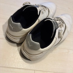 ◾️プーマメンズゴルフシューズ白27.5cm！の画像