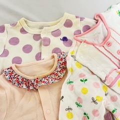 ベビー服 女の子 60-80cm　ロンパース11点 まとめ売り の画像