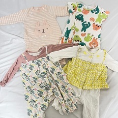 ベビー服 女の子 60-80cm　ロンパース11点 まとめ売り の画像