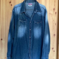古着】パーソンズ　デニムシャツ　４L
