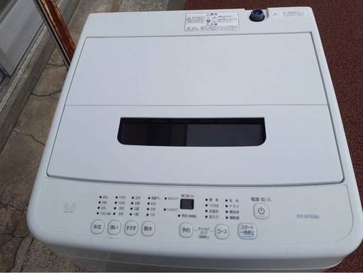 アース万代店　IRIS OHYAMA アイリスオーヤマ 全自動電気洗濯機 IAW-T451 2021年製 4.5kg