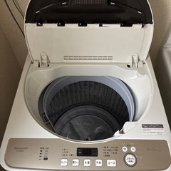 シャープ　SHARP 洗濯機　2020年製の画像