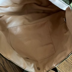 【ハンドメイド】丸底トートバッグ ころりんバッグ 大容量 0505 の画像