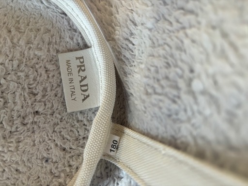 PRADAプレックス カナパ ファブリック 2wayクリアバッグ