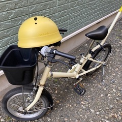 無印良品こども自転車・nicoヘルメットのセット