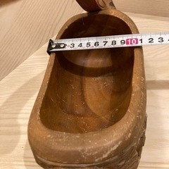 木製　ヴィンテージ　靴　木靴　木彫り 木製 の画像