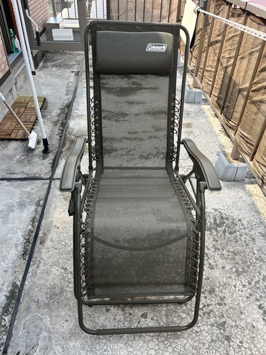 Coleman リクライニングチェア オリーブグリーン