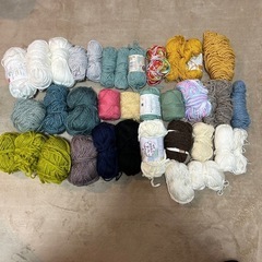 毛糸 あまり糸 まとめ売り ダイソー セリア 36点