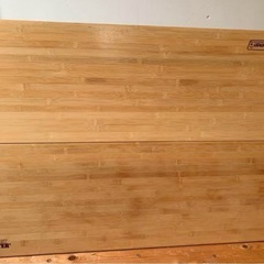 最終値下げ！！【美品】コールマン　コンフォートマスター　バンブーラウンジテーブル100の画像