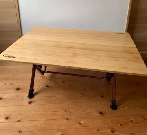 美品】コールマンコンフォートマスターバンブーラウンジテーブル
