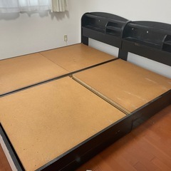 1台3000円 引出し付きベッドフレーム セミダブル