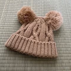 👶🏻くま耳ニット帽子