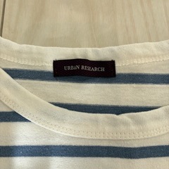 URBAN RESEARCH ボーダー五分袖 トップスの画像