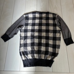 ブロックチェックサマーセーターの画像