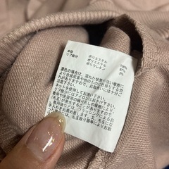 くすみピンク 半袖パーカー Mの画像