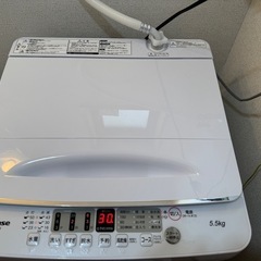 【受け渡し予定者決定】ハイセンス5.5kg 全自動洗濯機　His...