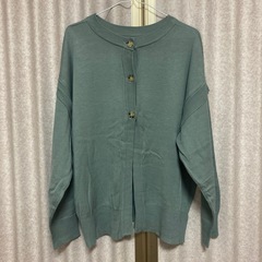 GRL 2way カーディガン くすみグリーン F
