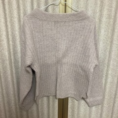 w closet アルパカニット くすみピンク Fの画像