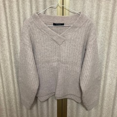 w closet アルパカニット くすみピンク F