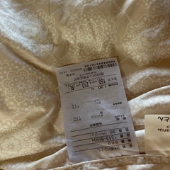 西川リビング　羽毛布団　掛け布団　シングルの画像