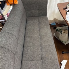 ベットにもなるＬ字型ソファ