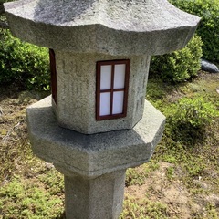 八角活込み灯籠　国産　灯篭　とうろうの画像