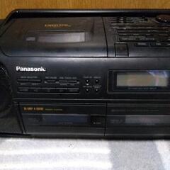 昭和レトロパナソニックWラジカセの画像