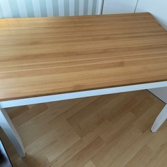 受け取り終了IKEA テーブル　椅子2脚