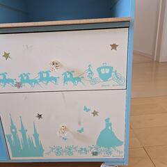 ディズニー ベルメゾン ランドセル収納ワゴンの画像