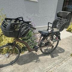 ジャンク自転車　子供2人乗せる　ブレーキタイヤ故障