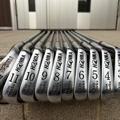 HONMA ゴルフクラブ アイアン12本セット 中古 練習用にお...