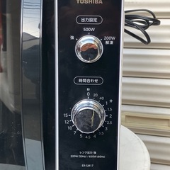 【お買い得‼️】東芝電子レンジレンジER-SM17(W) 2019年🟡の画像