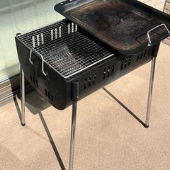 ドラム型バーベキューコンロ
