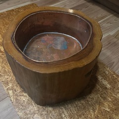 天然木　火鉢　 古民具　アンティークの画像
