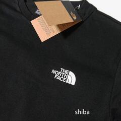 🔴THE NORTH FACE ノースフェイス シンプル ドーム 長袖 ロンT ロング tシャツ ブラック 黒 海外Sの画像