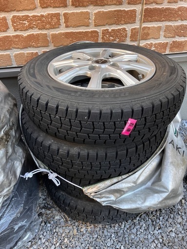 【受け渡し予定者様決定】　INVERNO インヴェルノ　スタッドレスタイヤ　145/80R13    4本セット